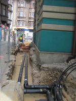 Plac budowy na Pl. Dominikańskim.